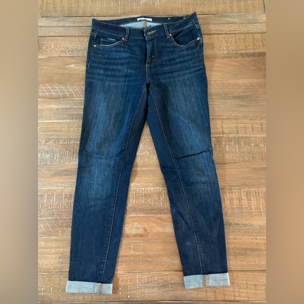 Loft cropped denim